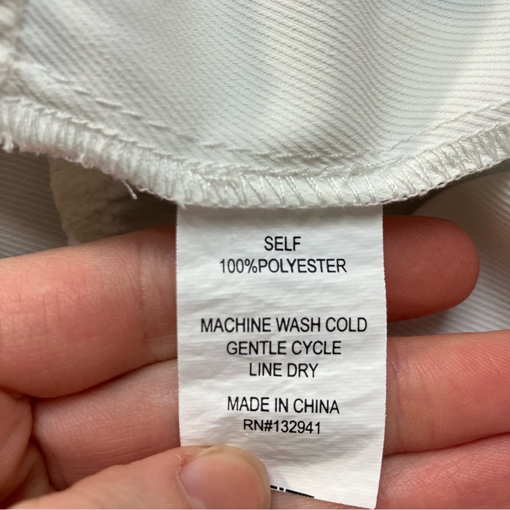 Amanda Uprichard Tiered Nicolia Mini Babydoll Dress in Ivory White size Medium - Picture 7 of 11